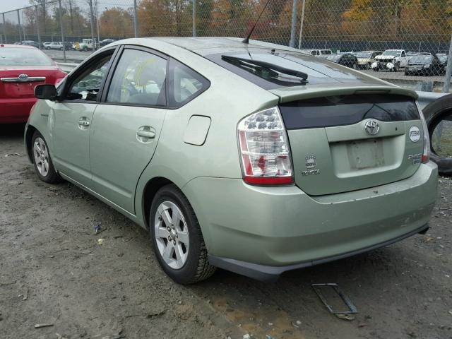 JTDKB20U963133543 - 2006 TOYOTA PRIUS GREEN photo 3