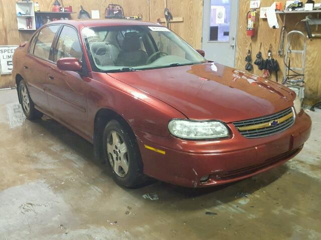 1G1NE52JX3M727534 - 2003 CHEVROLET MALIBU LS მუქწითელი ფოტო 1