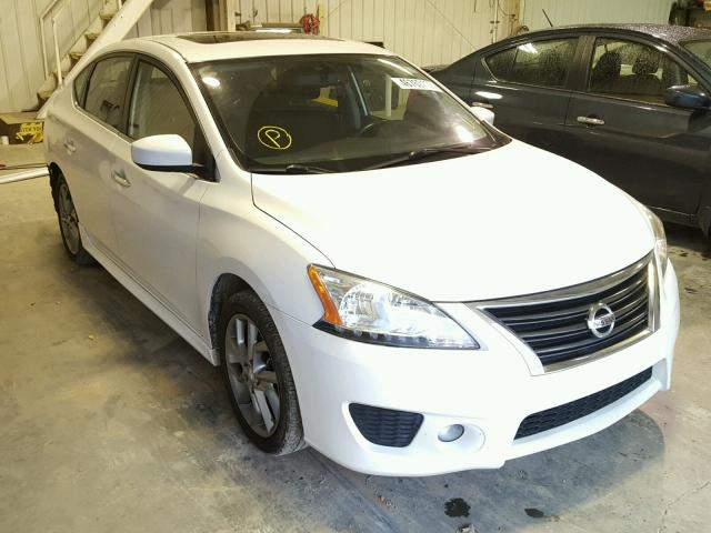 3N1AB7APXDL655412 - 2013 NISSAN SENTRA WHITE photo 1