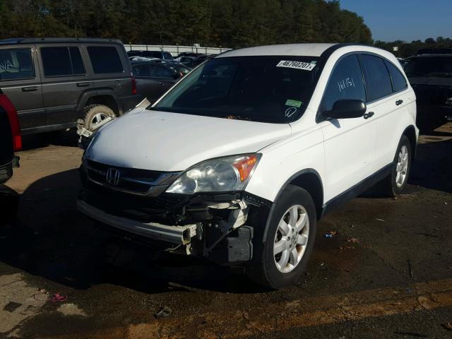 5J6RE3H44BL047061 - 2011 HONDA CR-V WHITE photo 2