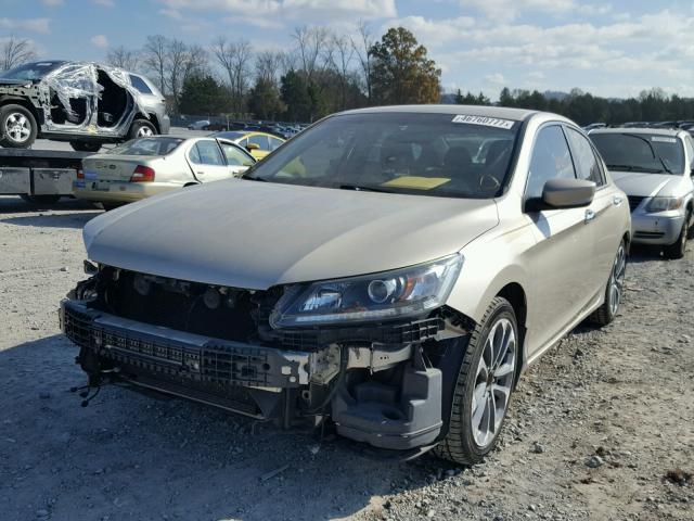 1HGCR2F54DA202908 - 2013 HONDA ACCORD SPO TAN photo 2