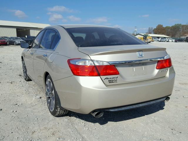 1HGCR2F54DA202908 - 2013 HONDA ACCORD SPO TAN photo 3