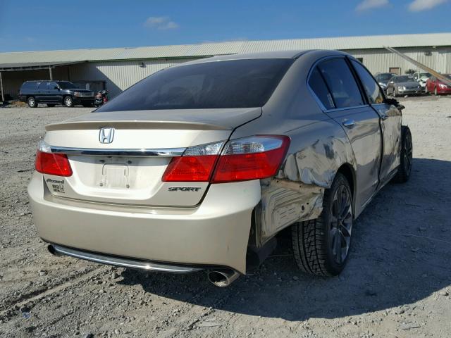 1HGCR2F54DA202908 - 2013 HONDA ACCORD SPO TAN photo 4