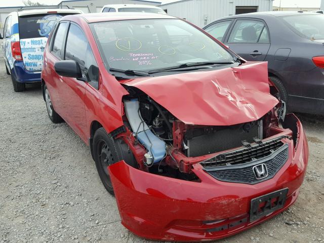 JHMGE8H39BS011632 - 2011 HONDA FIT RED photo 1