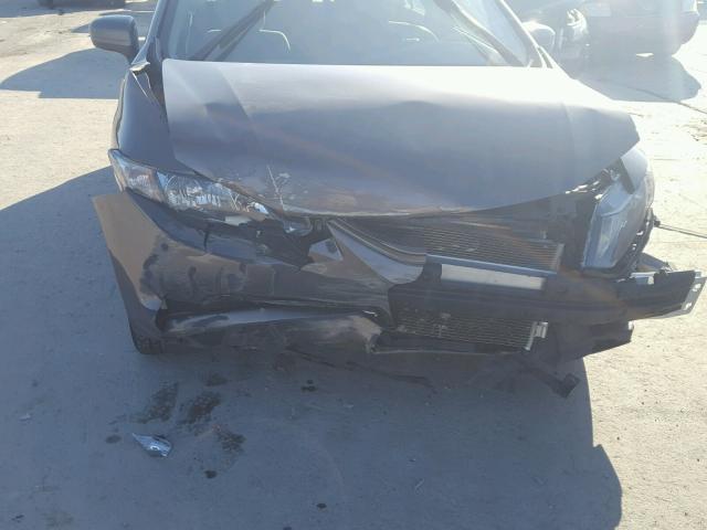 19XFB2F57EE066370 - 2014 HONDA CIVIC LX SILVER photo 9