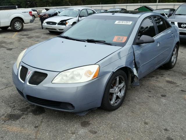 1G2ZG58N274166382 - 2007 PONTIAC G6 BASE BLUE photo 2