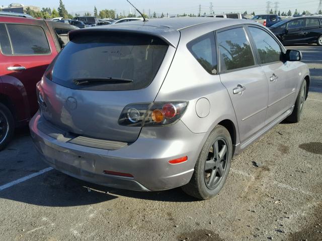 JM1BK343251294656 - 2005 MAZDA 3 HATCHBAC GRAY photo 4