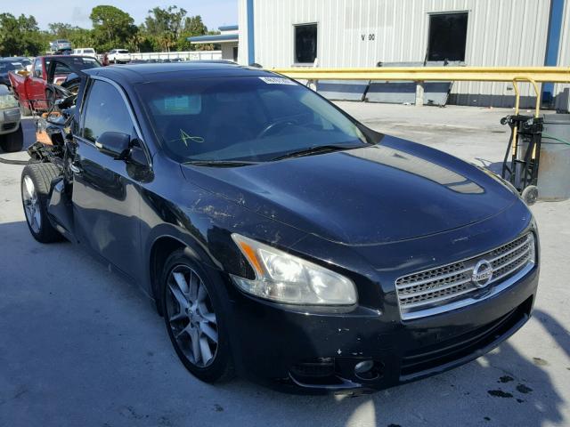 1N4AA5AP9BC835063 - 2011 NISSAN MAXIMA S BLACK photo 1