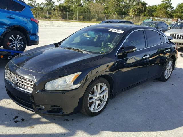 1N4AA5AP9BC835063 - 2011 NISSAN MAXIMA S BLACK photo 2