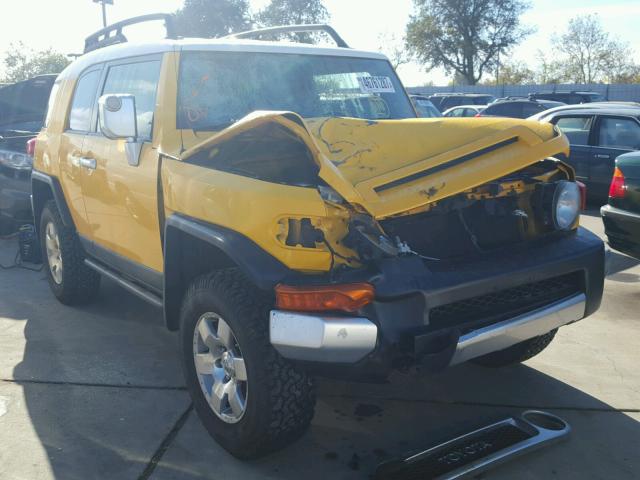 JTEBU11F970024213 - 2007 TOYOTA FJ CRUISER YELLOW photo 1