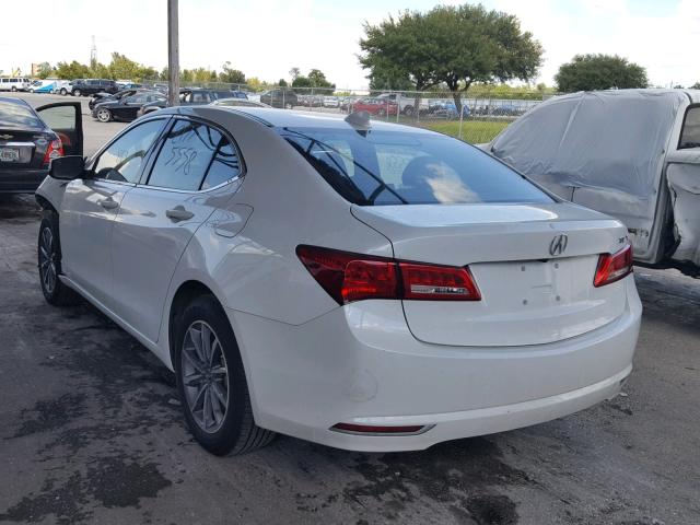 19UUB1F3XJA006632 - 2018 ACURA TLX WHITE photo 3