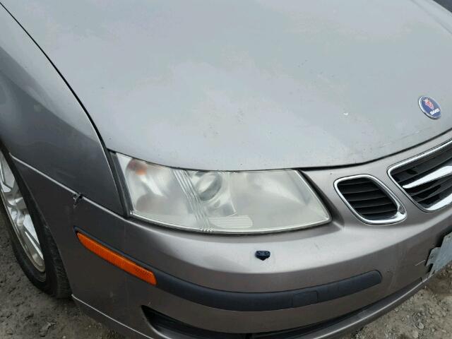 YS3FD45Y961125644 - 2006 SAAB 9-3 BASE BEIGE photo 9