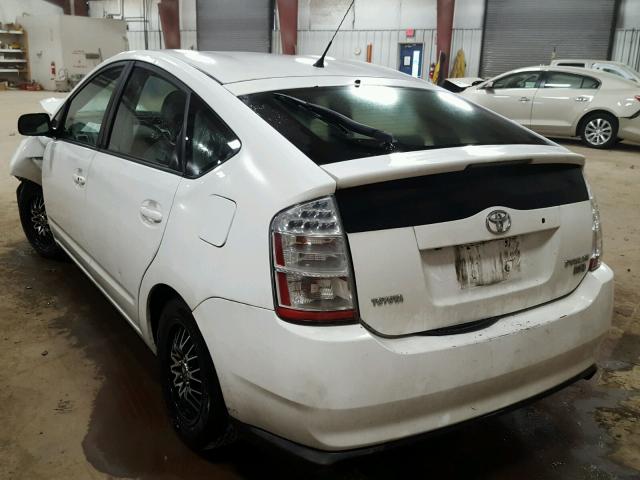 JTDKB20U987761470 - 2008 TOYOTA PRIUS WHITE photo 3