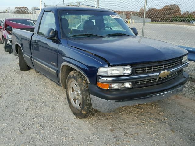 1GCEC14W2YZ283588 - 2000 CHEVROLET SILVERADO BLUE photo 1