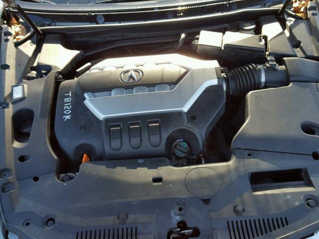 JH4KB266X9C000236 - 2009 ACURA RL GRAY photo 7