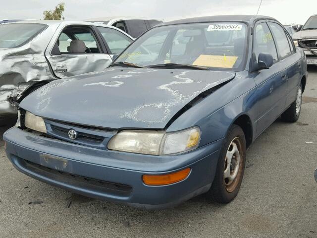 1NXBA02E9TZ497847 - 1996 TOYOTA COROLLA BLUE photo 2