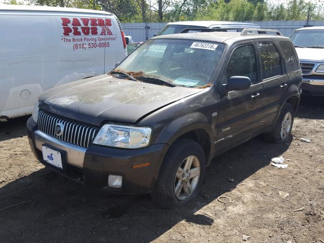 4M2CU98HX6KJ12621 - 2006 MERCURY MARINER HE BLACK photo 2