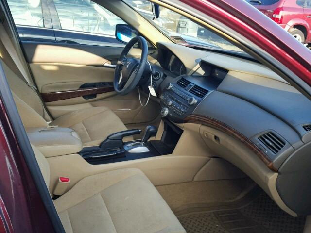 1HGCP26738A051301 - 2008 HONDA ACCORD EX 勃艮第红 照片 5