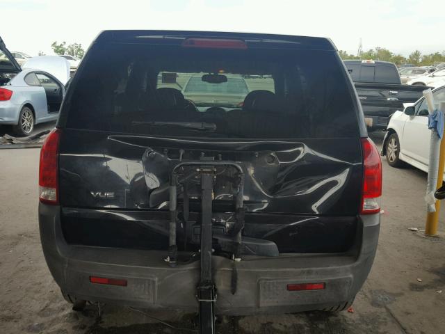 5GZCZ23D25S856939 - 2005 SATURN VUE BLACK photo 10