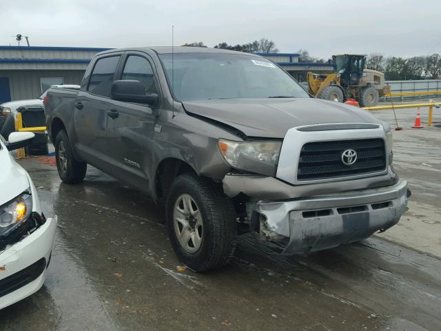 5TFET54128X023909 - 2008 TOYOTA TUNDRA CRE BROWN photo 1