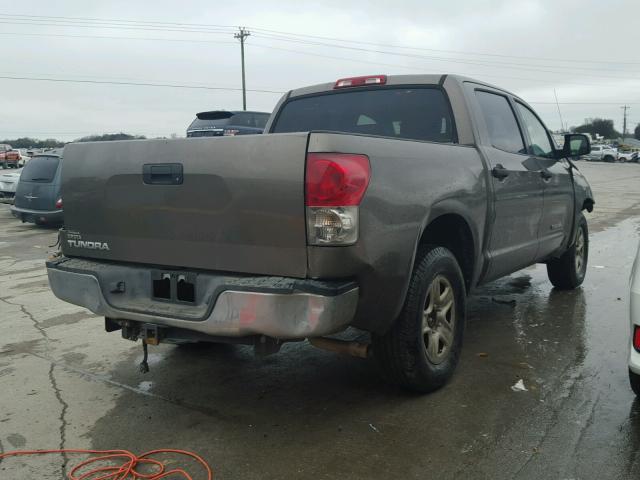 5TFET54128X023909 - 2008 TOYOTA TUNDRA CRE BROWN photo 4