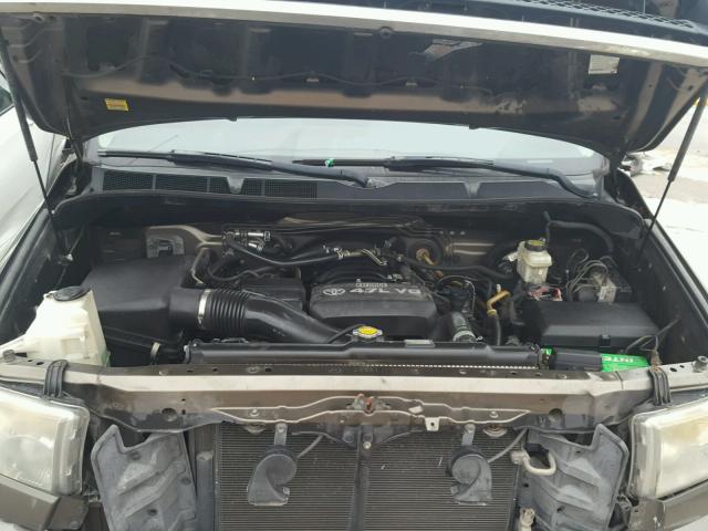 5TFET54128X023909 - 2008 TOYOTA TUNDRA CRE BROWN photo 7