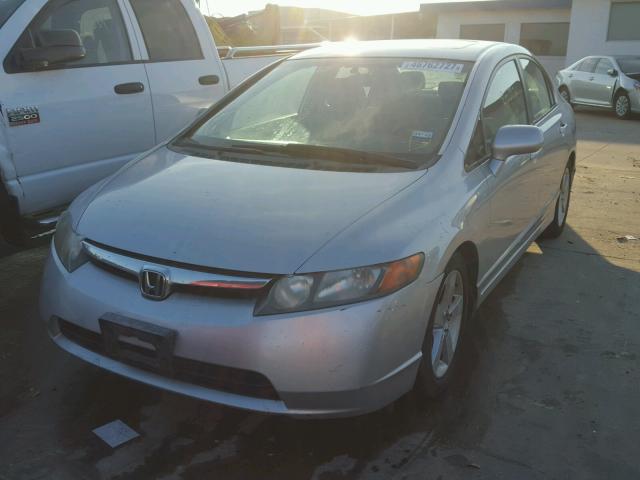 1HGFA16856L091995 - 2006 HONDA CIVIC EX SILVER photo 2
