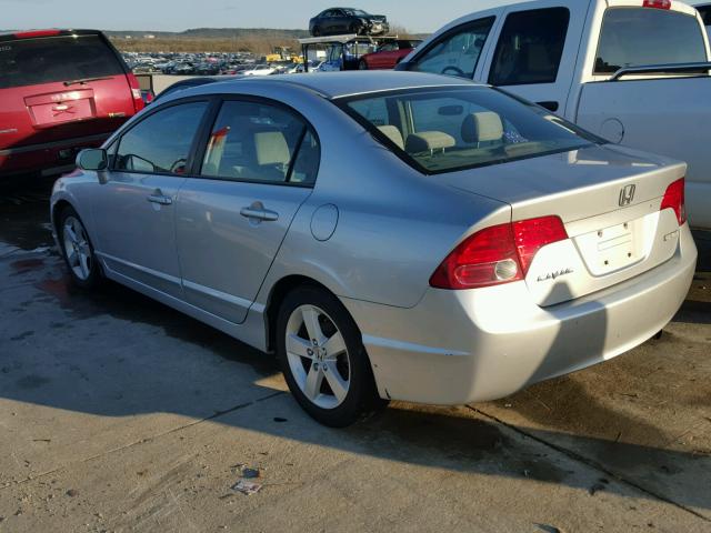 1HGFA16856L091995 - 2006 HONDA CIVIC EX SILVER photo 3