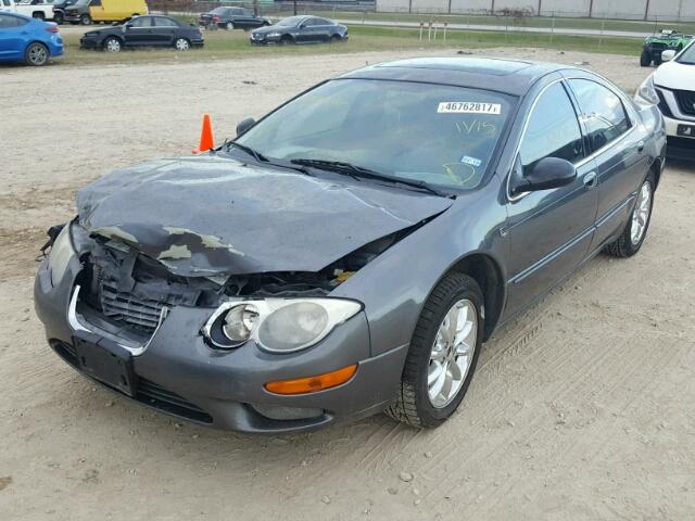 2C3HE66G84H686161 - 2004 CHRYSLER 300M GRAY photo 2