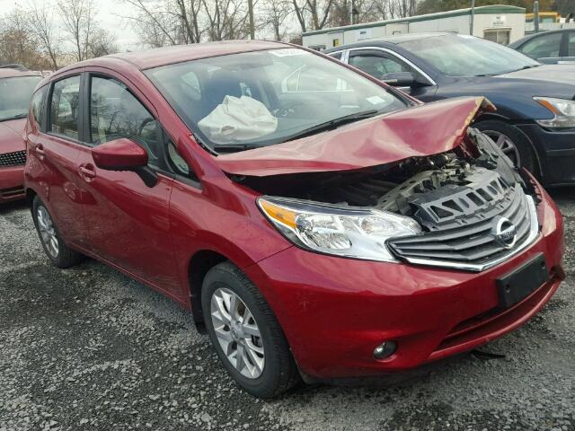 3N1CE2CP0FL439409 - 2015 NISSAN VERSA NOTE RED photo 1