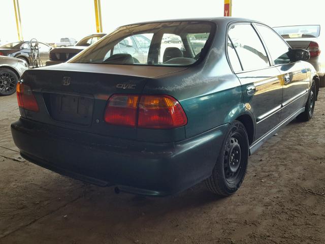 2HGEJ6612YH605619 - 2000 HONDA CIVIC BASE Yaşıl foto 4