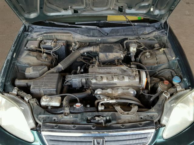 2HGEJ6612YH605619 - 2000 HONDA CIVIC BASE Yaşıl foto 7