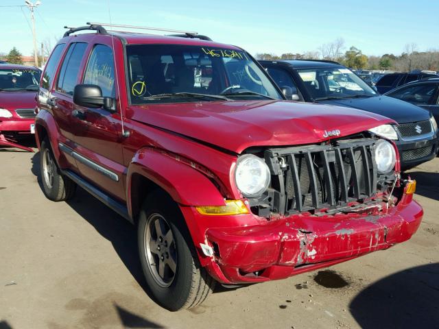 1J4GL38K15W688411 - 2005 JEEP LIBERTY RE RED photo 1