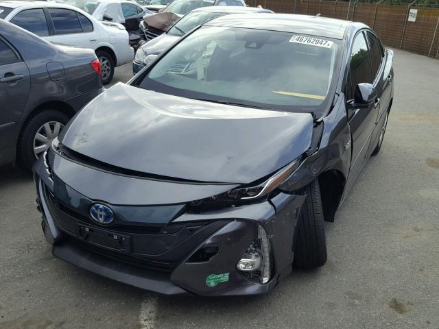 JTDKARFPXH3017686 - 2017 TOYOTA PRIUS PRIM შავი ფოტო 2
