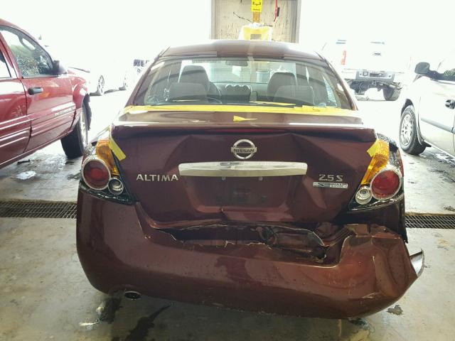 1N4AL2AP5BC140152 - 2011 NISSAN ALTIMA BURGUNDY photo 9