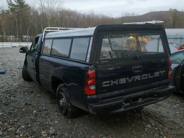 3GCEC14X86G213115 - 2006 CHEVROLET SILVERADO BLUE photo 3