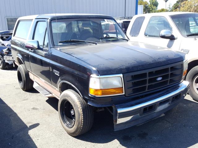 1FMEU15H1TLB59221 - 1996 FORD BRONCO U10 BLACK photo 1