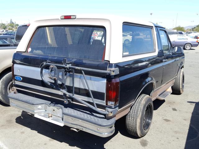 1FMEU15H1TLB59221 - 1996 FORD BRONCO U10 BLACK photo 4