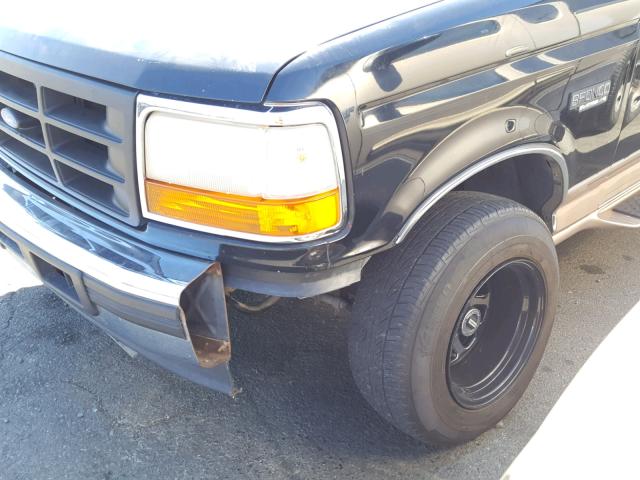 1FMEU15H1TLB59221 - 1996 FORD BRONCO U10 BLACK photo 9