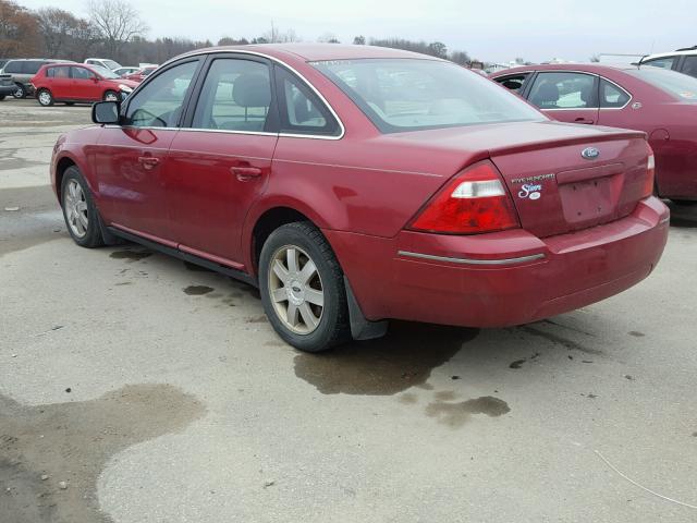 1FAFP23146G156098 - 2006 FORD FIVE HUNDR RED photo 3