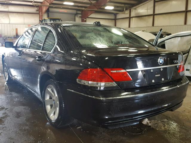 WBAHL83576DT05607 - 2006 BMW 750 I BLACK photo 3