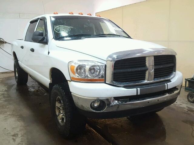 3D7MX49C56G264360 - 2006 DODGE RAM 3500 WHITE photo 1