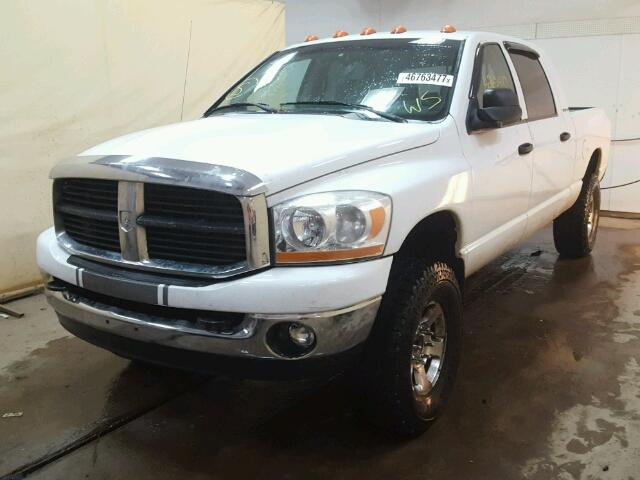 3D7MX49C56G264360 - 2006 DODGE RAM 3500 WHITE photo 2