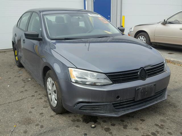 3VW1K7AJ1DM301133 - 2013 VOLKSWAGEN JETTA BASE GRAY photo 1