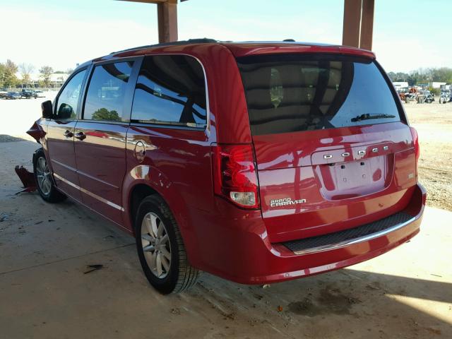 2C4RDGCG9DR738792 - 2013 DODGE GRAND CARA RED photo 3