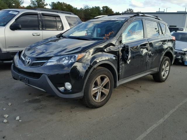 2T3RFREV3FW351066 - 2015 TOYOTA RAV4 XLE BLACK photo 2