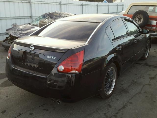 1N4BA41E75C843745 - 2005 NISSAN MAXIMA SE BLACK photo 4