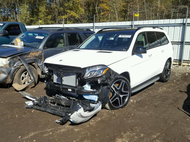 4JGDF7DE7JB030287 - 2018 MERCEDES-BENZ GLS 550 4M WHITE photo 2