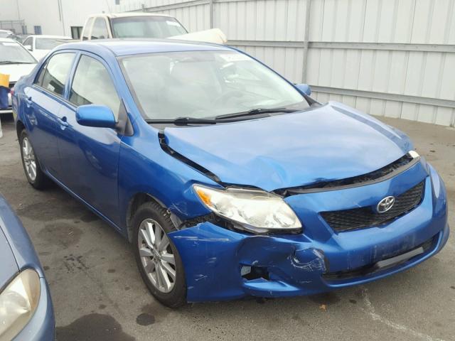 JTDBL40E59J015698 - 2009 TOYOTA COROLLA BA BLUE photo 1