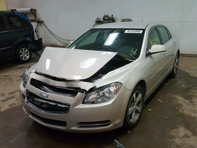 1G1ZC5E19BF390098 - 2011 CHEVROLET MALIBU 1LT GOLD photo 2